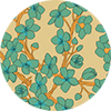 Flower And Barbed Wire Pattern